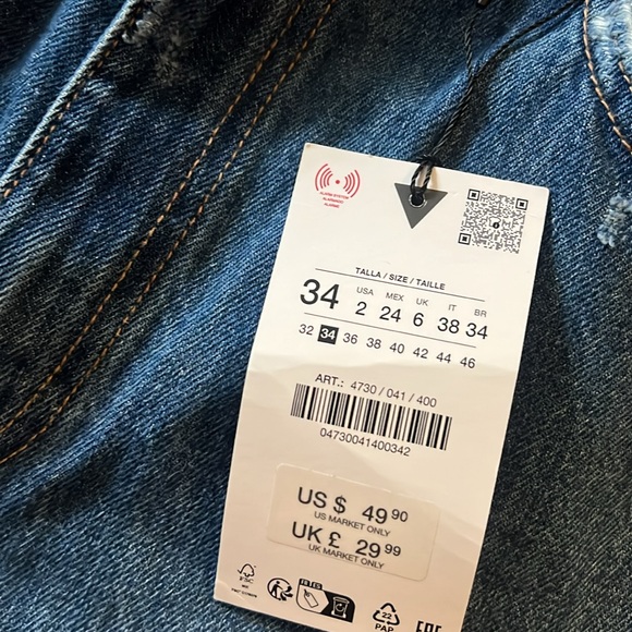Zara Women's Relaxed Balloon Jeans - Picture 7 of 7